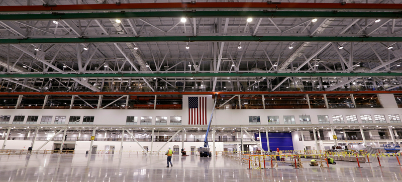 The new facility covers 1 million square feet.